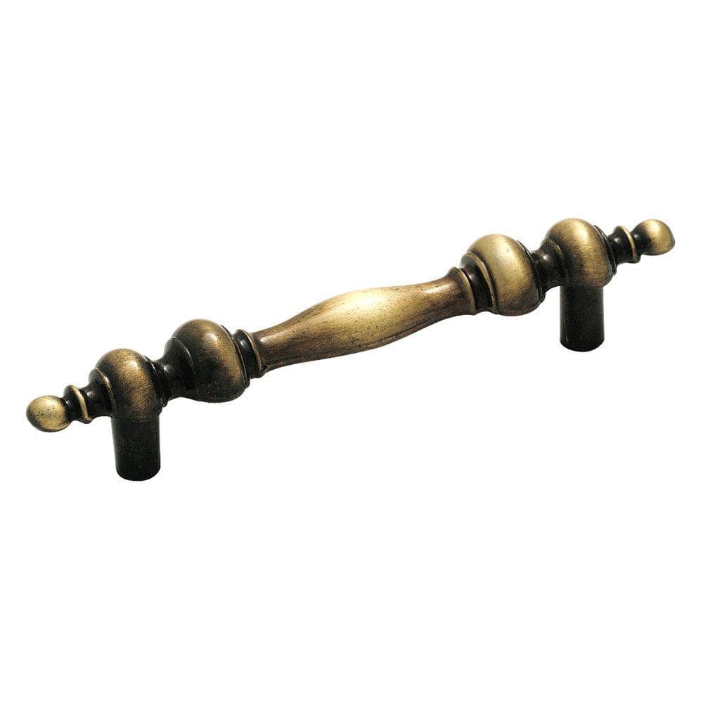 Amerock Allison Value 3 in (76 mm) Antique Brass Drawer Pull 894ABS