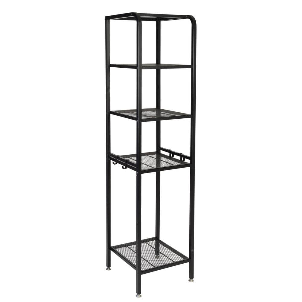 5-Tier Garage Storage Shelving Unit, Black