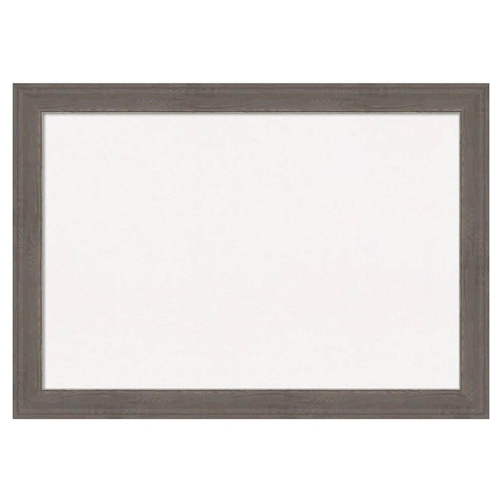Amanti Art Alta Brown Grey White Corkboard 41 in. x 29 in. Bulletin