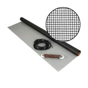48 in. x 25 ft. Fiberglass Screen Kit with Spline and Roller