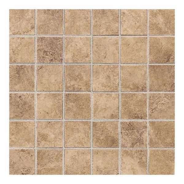 Daltile Carano Golden Sand 12 in. x 12 in. x 8 mm Ceramic Mosaic Floor and Wall Tile (1 sq. ft./Each)