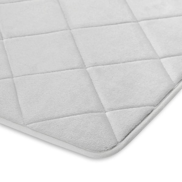 Home Dynamix 20-in x 30-in Mint Polyester Bath Mat at