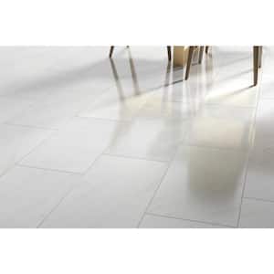 Marble Kalta Bianco Polished 24.02 in. x 24.02 in. Marble Floor and Wall Tile (4.01 sq. ft.)