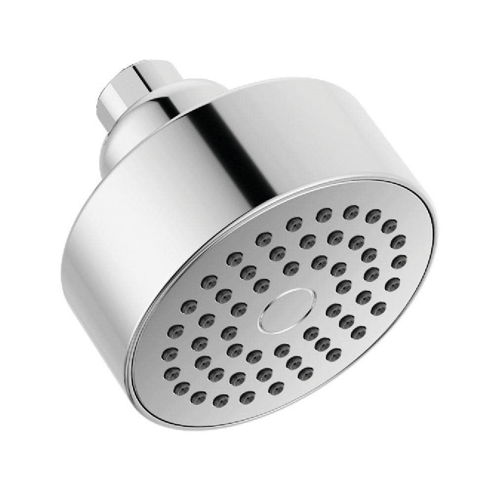 Delta Modern 1-Spray Patterns 1.75 GPM 3.5 in. Wall Mount Fixed Shower ...