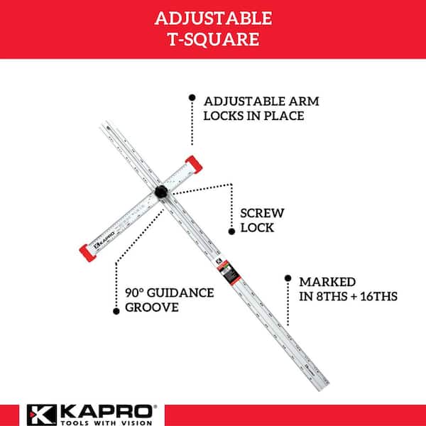 Kapro Drywall T-Squares - Marking Tools