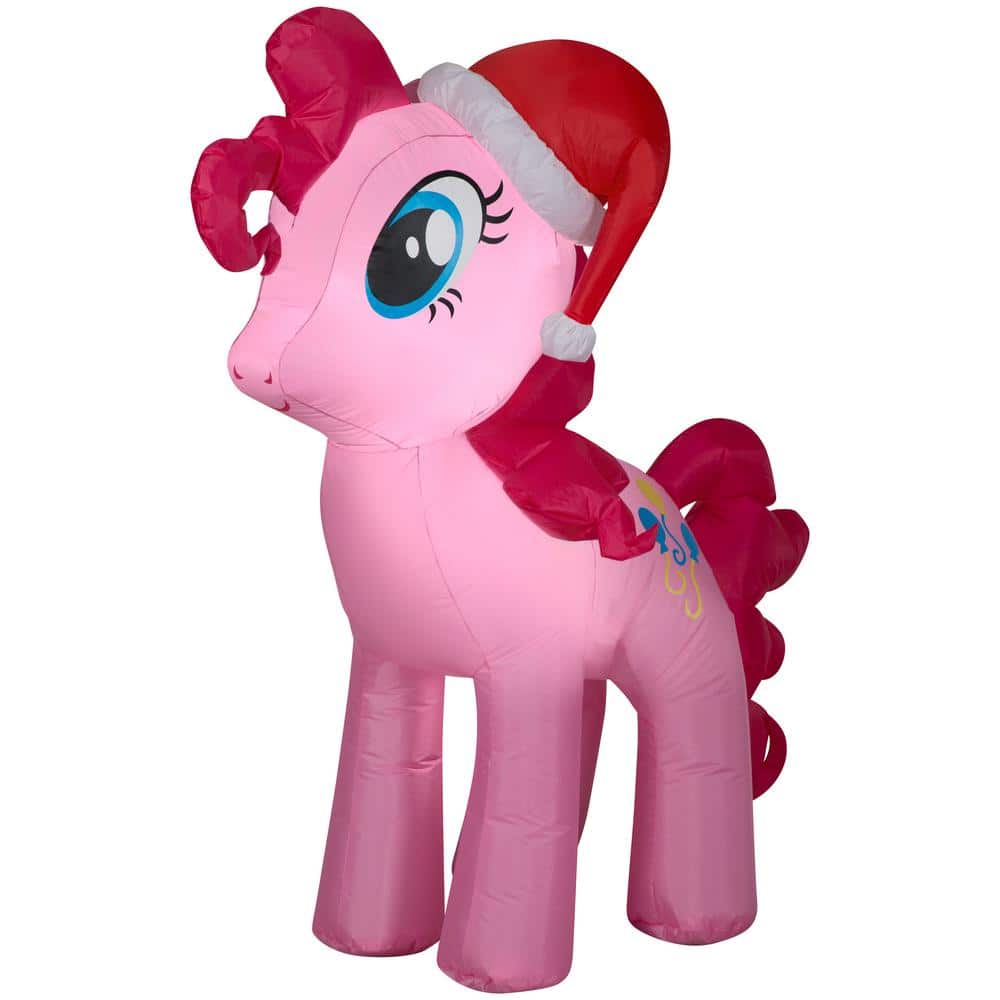 4 ft. Tall Airblown-Pinkie Pie with Santa Hat-MD-Hasbro