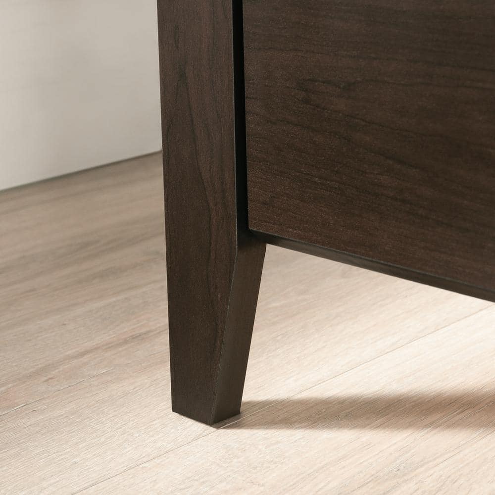 Cinnamon Cherry 2-Drawer Lockable Lateral File Cabinet