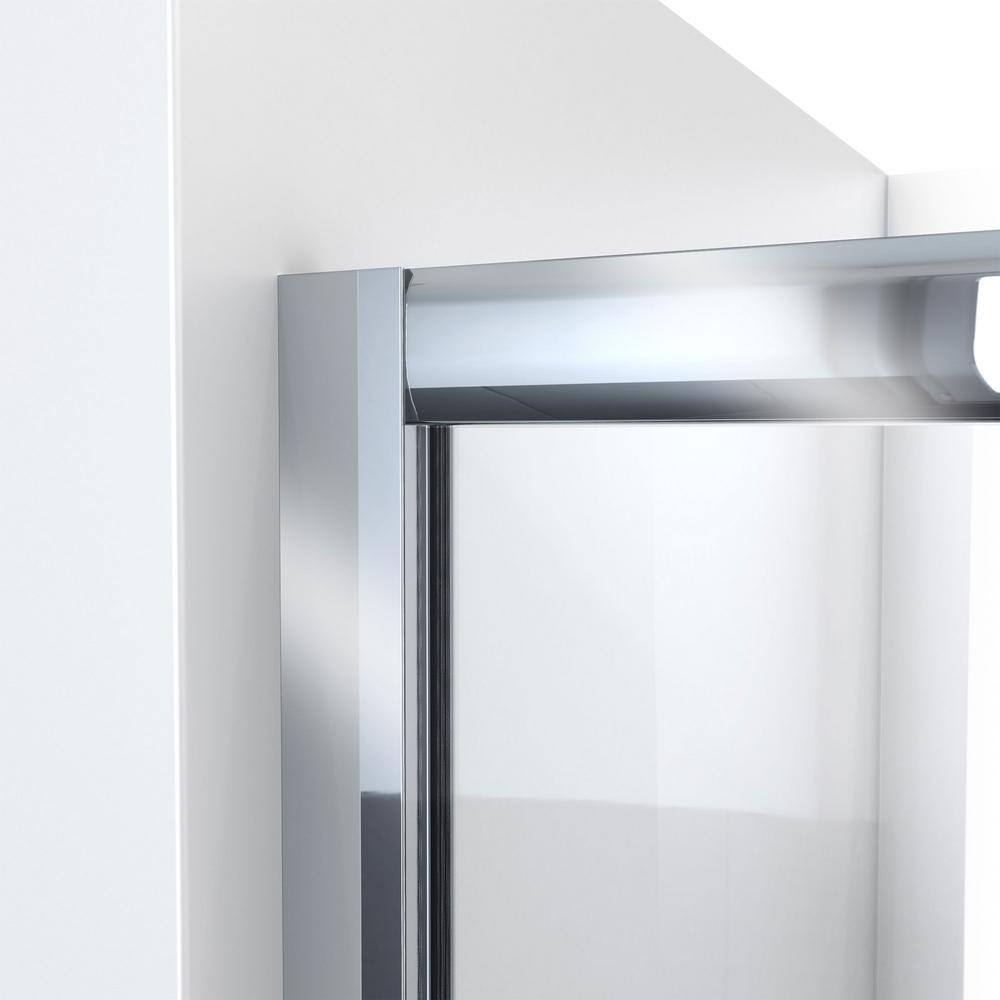 Levantine 50-54" Chrome Semi-Frameless Sliding Shower Door
