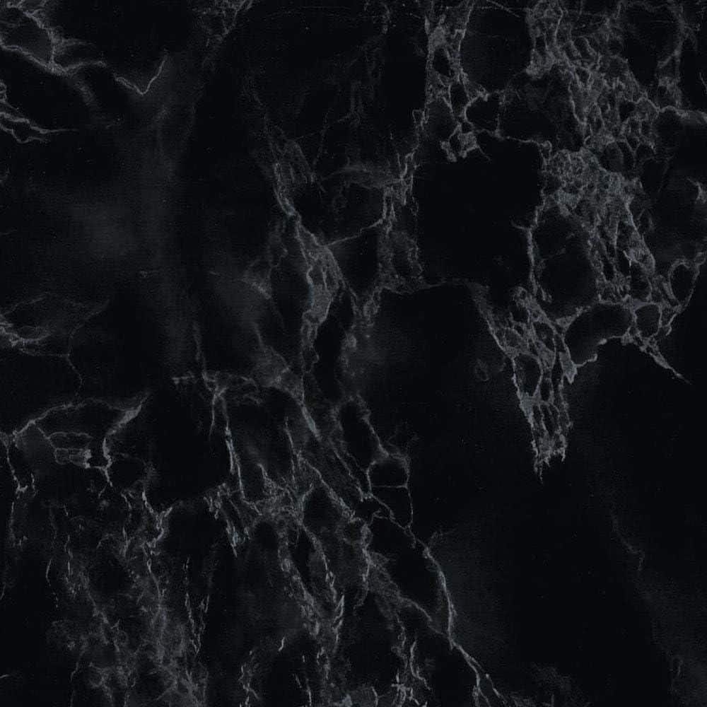 Matte Black Marble Self-Adhesive Vinyl Film Roll