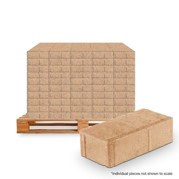 Holland 7.87 in. L x 3.94 in. W x 2.36 in. H 60 mm Terracotta Concrete Paver (480-Pieces/103 sq. ft. /Pallet)