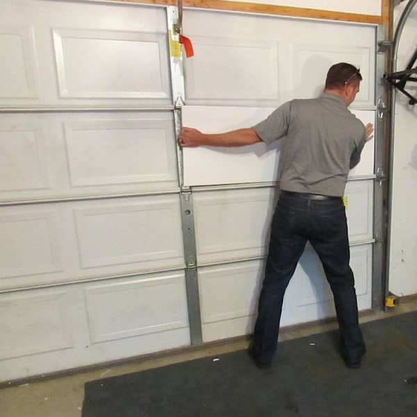 What's the cost of installing a garage door insulation kit? 2