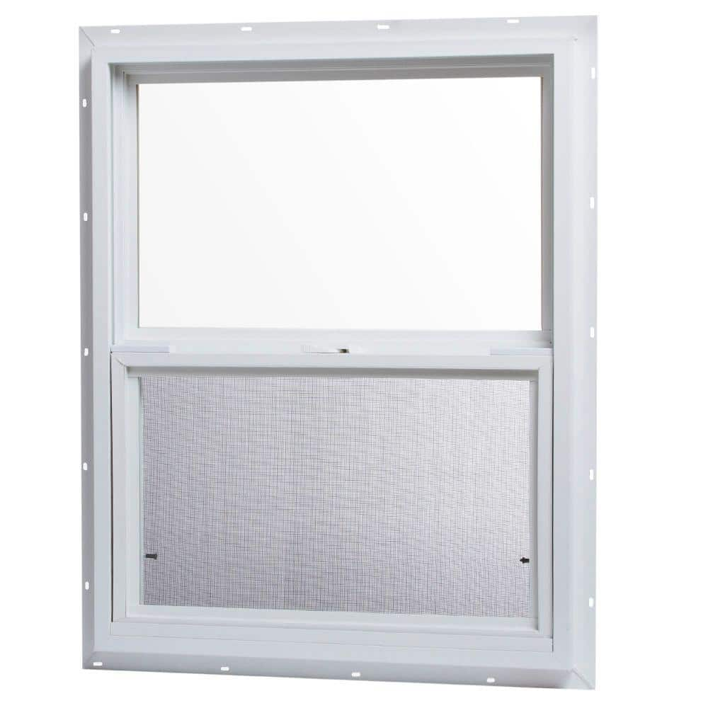 TAFCO WINDOWS 24 In X 30 In Single Hung Vinyl Window White VSH2430B   Tafco Windows Single Hung Windows Vsh2430b 64 1000 