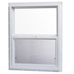 WhiteTafco Windows x 40 in 30 in Mobile Home Single Hung Aluminum Window 