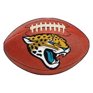 NFL Jacksonville Jaguars Photorealistic 20.5 in. x 32.5 in Football Mat