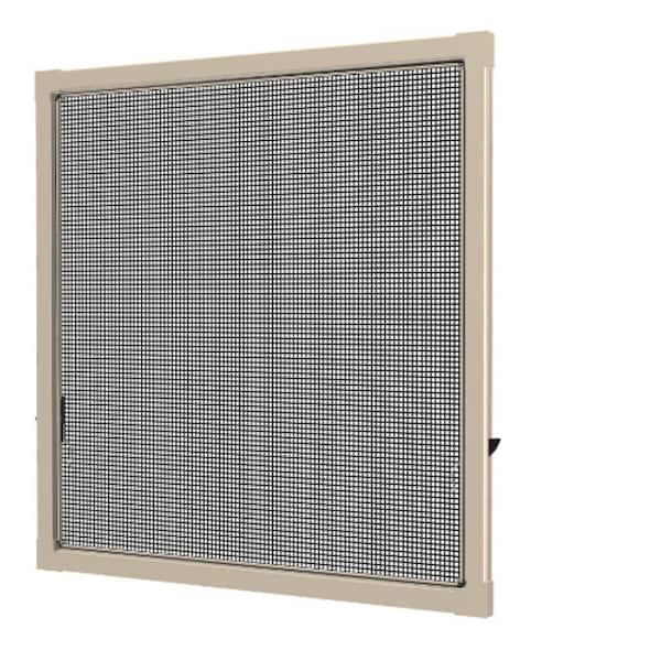 RITESCREEN Casement Series 24.9375 in. x 67.40625 in. Almond Aluminum Replacement Window Screen Compatible with Andersen