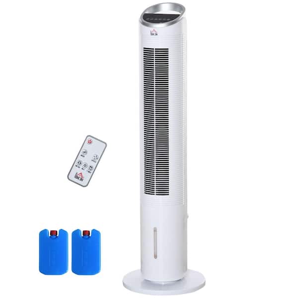 40 in. 200CFM 215 Sq. Ft. Evaporative Air Cooler-3-in-1 Ice Cooling with Humidifier, 52° Oscillation
