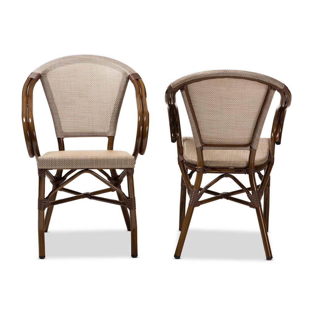 Baxton Studio Artus Beige Dining Chair (Set of 2) 150-2PC-8996-HD - The ...