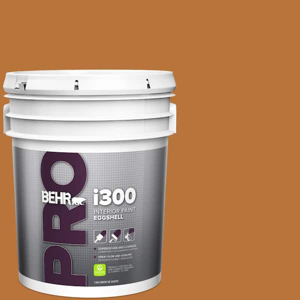 BEHR PRO 5 gal. #S-H-280 Acorn Spice Eggshell Interior Paint