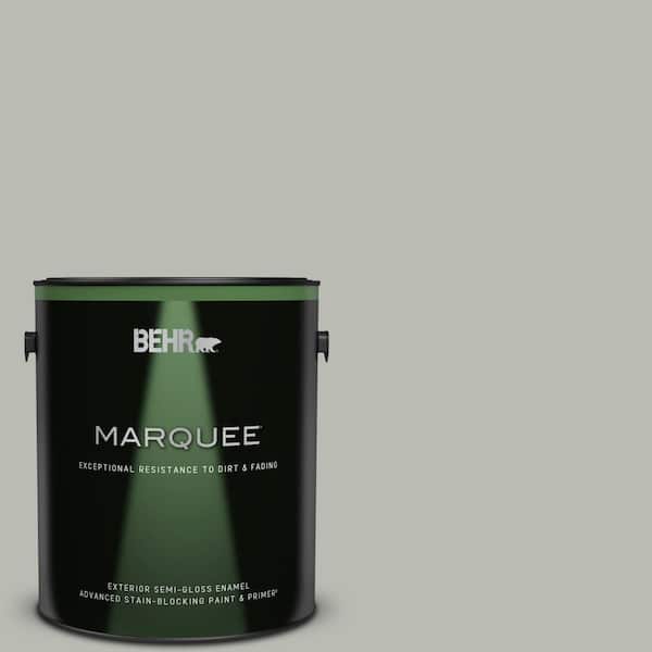 BEHR MARQUEE 1 gal. #N380-3 Weathered Moss Semi-Gloss Enamel Exterior Paint & Primer