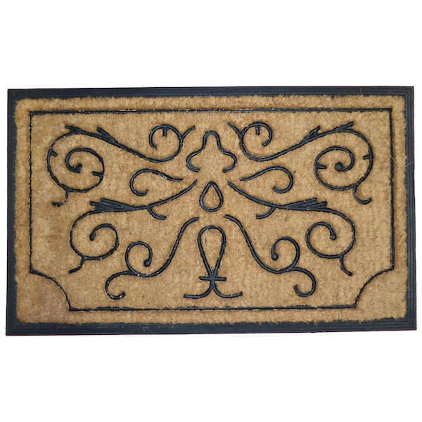 30 in. x 18 in. Coir;Rubber Outdoor Door Mat