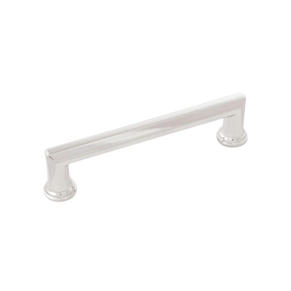 Facette Collection Pull 3-3/4 Inch (96mm) Center to Center Polished Nickel Finish Cabinet Pull price history on PriceWatchPro