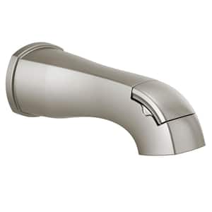 Stryke Pull-Up Diverter Tub Spout in Stainless