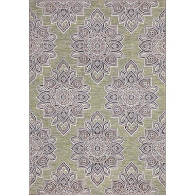 Green Area Rugs The Home Depot, Blue And Green Area Rug 5 215 7 Sage