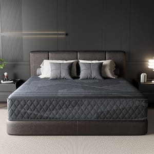 Cooling Breathable King Medium Hybrid Memory Foam 12 in. Bed-in-a-Box Mattress