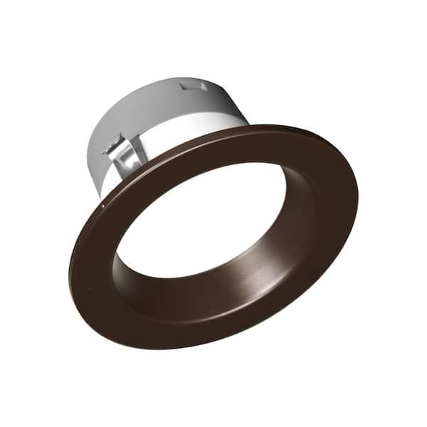 NICOR DLR4(v6) 4 in. Oil Rubbed Bronze 3000K Integrated LED Recessed Light