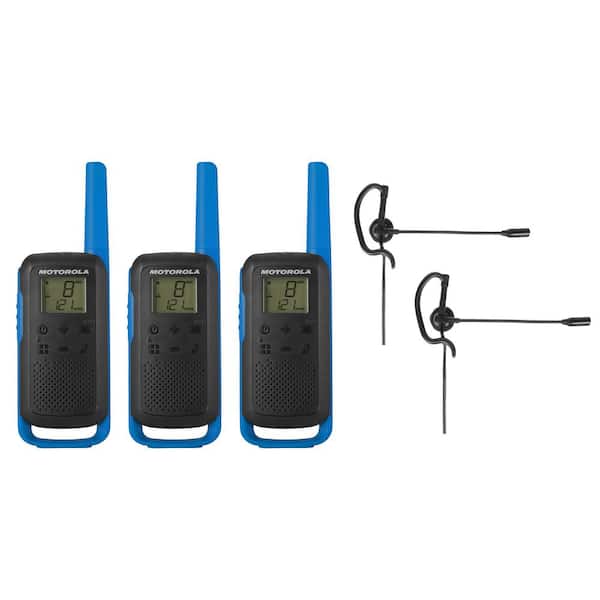 MOTOROLA SOLUTIONS Talkabout T270TP 2-Way Radio Bundle with Single Ear Boom Mircophone