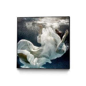 "Float 3" by Peter Morneau Framed Abstract Wall Art Print 30 in. x 30 in.