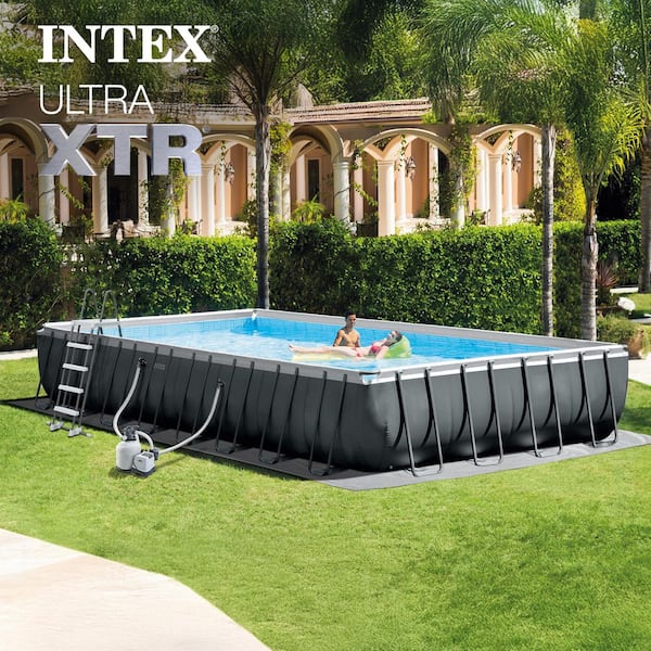 Ultra XTR 32 ft. x 16 ft. Rectangular 52 in. Deep Above Ground Pool Set