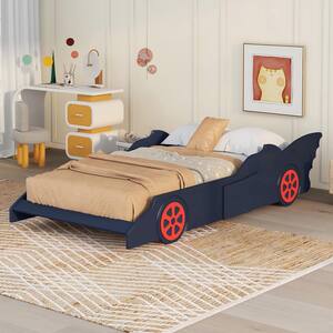 Blue Trackster Twin Car Bed Frame – R & B Import