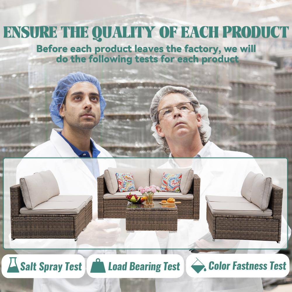 Quality testing for outdoor wicker furniture.