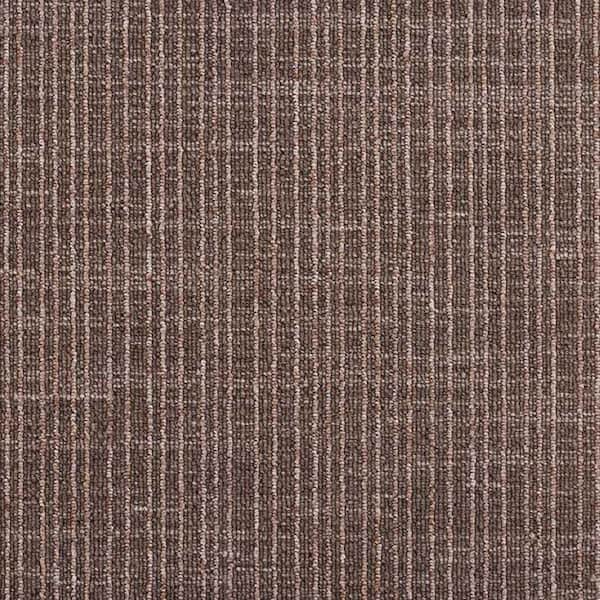 6 in. x 6 in. Loop Carpet Sample - Living Bliss - Color Sable