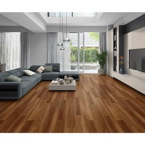 Chamblee Tuck Walnut 12 mm T x 8.03 in. W Waterproof Laminate Wood Flooring (15.9 sqft/case)