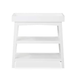 Harper White Wood Baby Open Changing Table