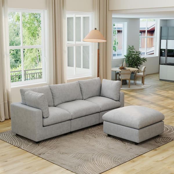 Magic Home Sofa Covers Washable, Lawson 67 in. Square Arm Chenille