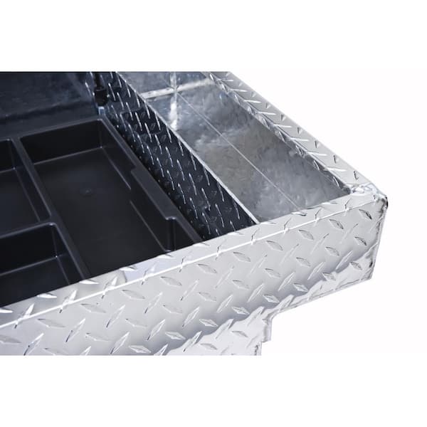Crescent Jobox 70 in. Diamond Plate Aluminum Full Size Dual