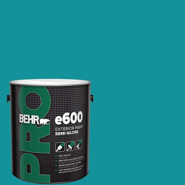BEHR PRO 1 gal. #500B-6 Peacock Feather Semi-Gloss Exterior Paint