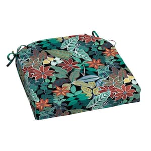 20 in. x 20 in. Square Outdoor Seat Cushion in Whimsy Floral