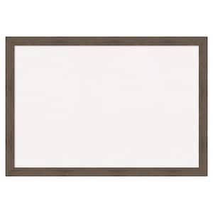 Hard Wood White Corkboard 39 in. x 27 in. Bulletin Board Memo Board