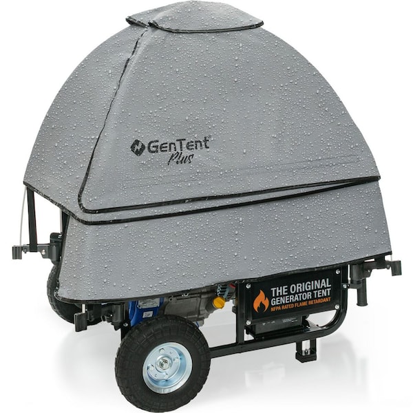 GenTent Generator Running Cover - Universal Kit (Plus, Grey) - for Open Frame Generators