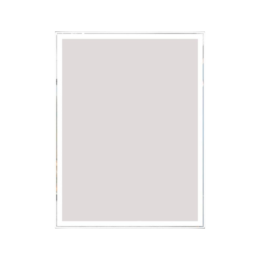36 in. W x 28 in. H Rectangle Frameless Mirror Wall Mirror Bathroom Mirror