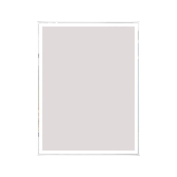 Unbranded 36 in. W x 28 in. H Rectangle Frameless Mirror Wall Mirror Bathroom Mirror