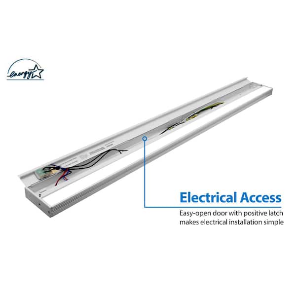 NICOR NUC-5 Series 40 in. White Selectable LED Under Cabinet Light