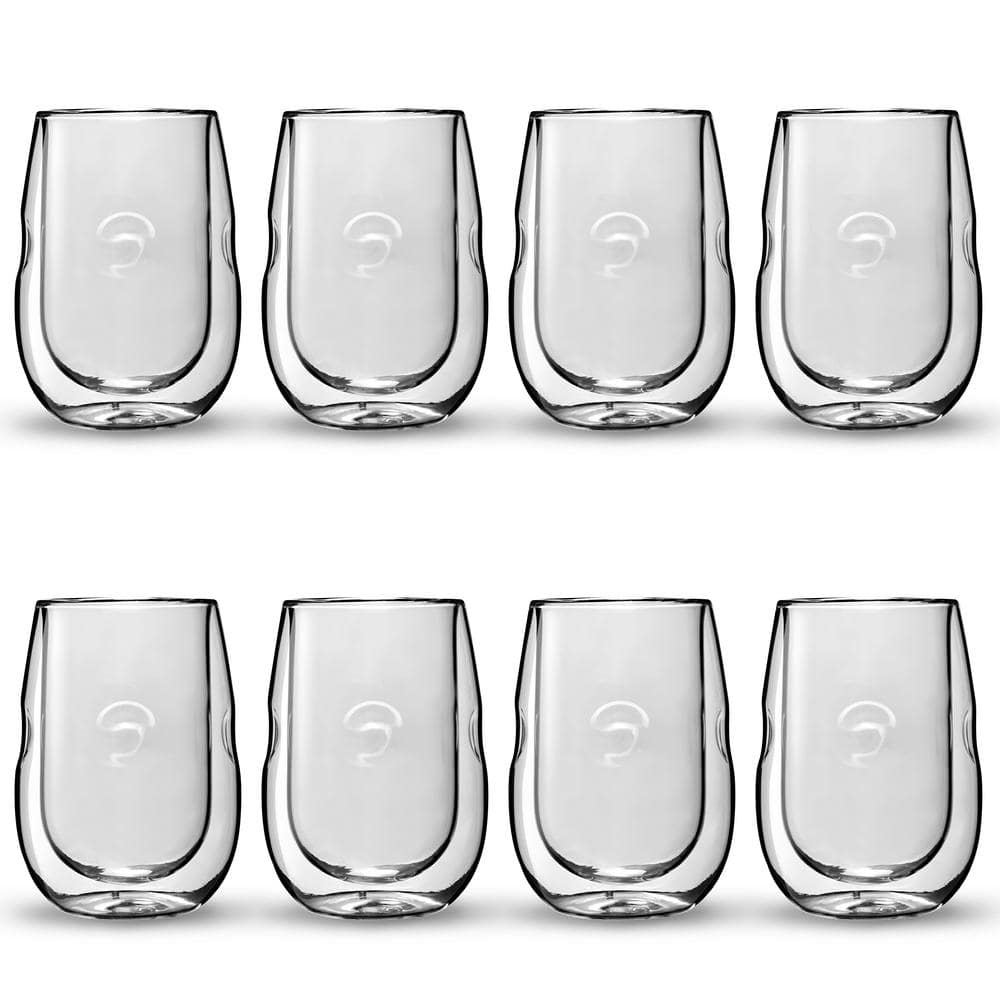 Ozeri Moderna Artisan Series 10 oz. Double Wall Insulated Wine and Beverage Glasses (Set of 8)