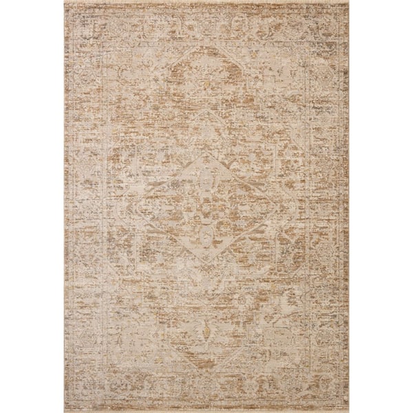 Clarisse Taupe / Dove 11 ft. 6 in. x 15 ft. 7 in. Traditional Area Rug
