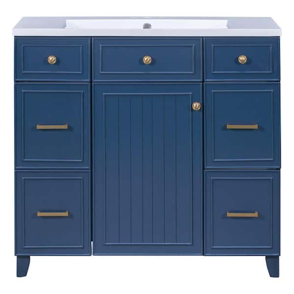EPOWP 36 in. W x 18 in. D x 34 in. H Freestanding Bath Vanity in