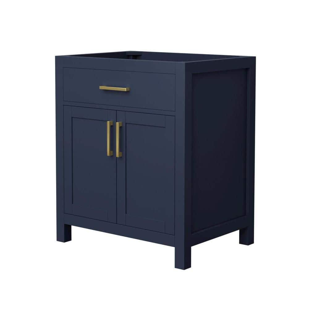 Beckett 29.25 in. Bath Vanity Cabinet without Top in Dark Blue price history on PriceWatchPro